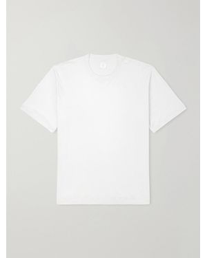 Eleventy Cotton And Modal-blend Jersey T-shirt - White