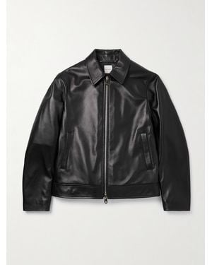 Paul Smith Leather Jacket - Black