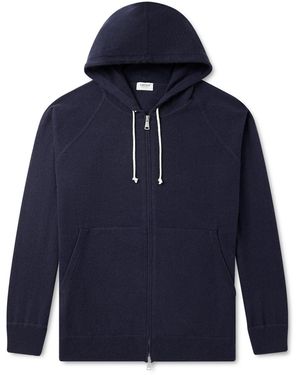 Ghiaia Cashmere Zip-Up Hoodie - Blue