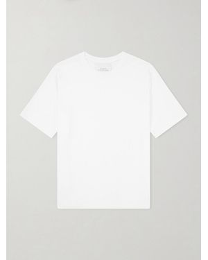 Studio Nicholson Bric Oversized Cotton-Jersey T-Shirt - White