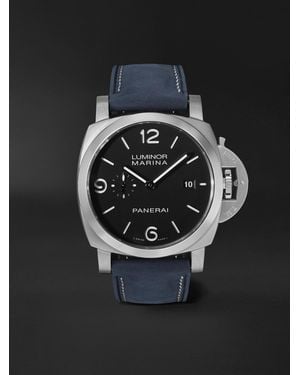 Panerai Luminor Marina Automatic 44mm Stainless Steel Watch - Schwarz