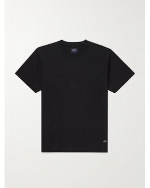 Noah Logo-Print Recycled Cotton-Jersey T-Shirt - Black