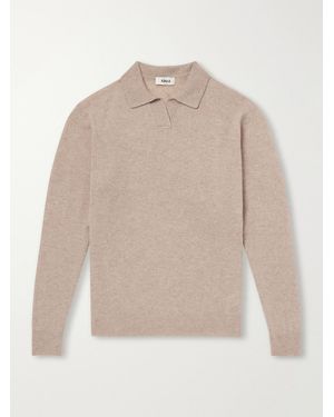 Altea Wool And Cashmere-Blend Polo Sweater - White