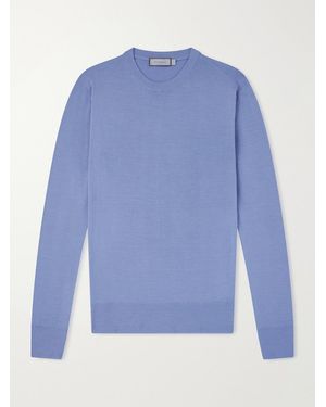 Canali Wool Sweater - Blau