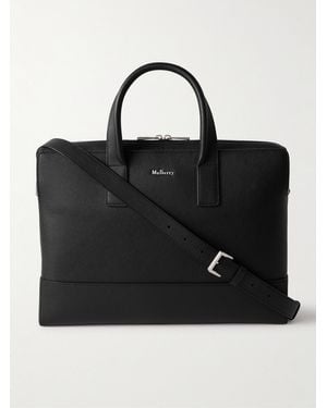 Mulberry Farringdon Pebble-grain Leather Briefcase - Black