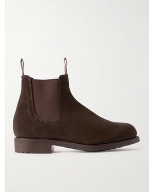 R.M.Williams Gardener Chelsea Boots aus Veloursleder - Braun