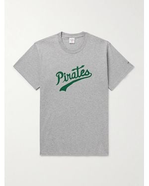 Noah Printed Cotton-Jersey T-Shirt - Grey