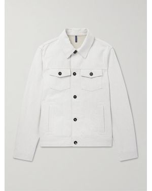 Incotex Giacca Trucker Slim-Fit - Bianco