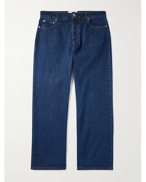 Ami Paris Wide-Leg Jeans - Blue