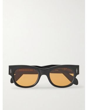 Cutler and Gross The Great Frog Halen Rectangular-Frame Acetate Sunglasses - Black