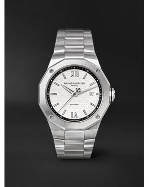 Baume & Mercier Riviera Automatic 42Mm Stainless Steel Watch, Ref. No. 10829 - Nero