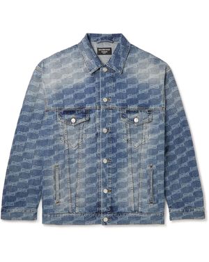 Balenciaga denim shirt outlet