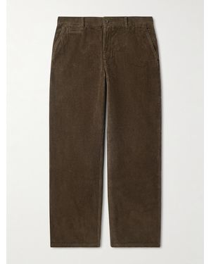 Portuguese Flannel Pantaloni A Gamba Dritta - Verde