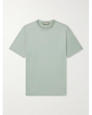 Canali Cotton-jersey T-shirt - Green