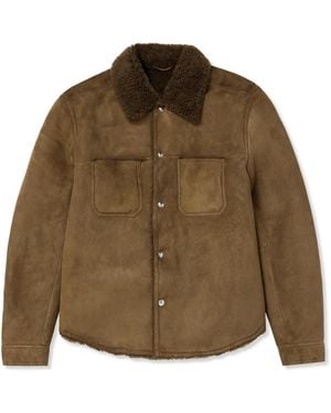 MR P. Shearling Jacket - Brown