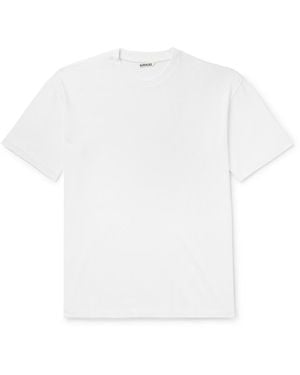 AURALEE Cotton-Jersey T-Shirt - White