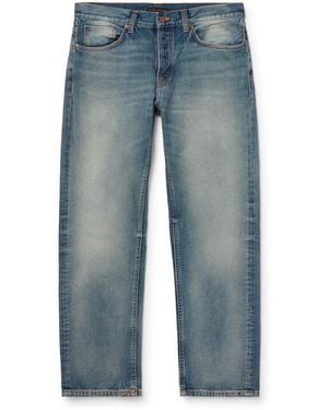 Nudie Jeans Rad Rufus Straight-Leg Organic Jeans - Blue