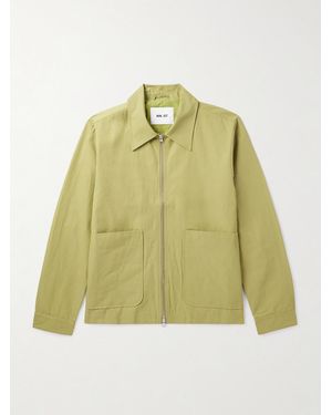 NN07 Gael Organic Cotton-Blend Jacket - Green