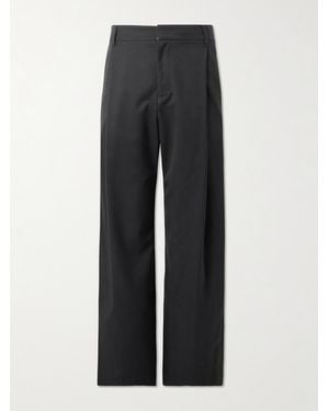 Amomento Pantaloni A Gamba Larga - Nero