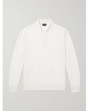 Tom Ford Cashmere Polo Shirt - White