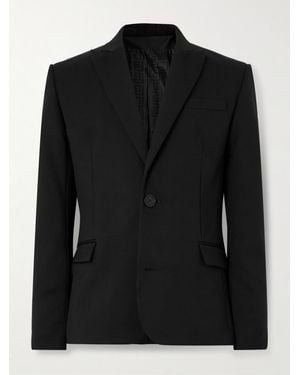 Balmain Wool-Twill Blazer - Black