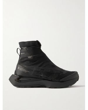 Salomon 11 By Boris Bidjan Saberi 11S Footwear A.B.2. Gtx Gore-Tex Tech-Jersey, Ripstop And Faux Leather High-Top Trainers - Black