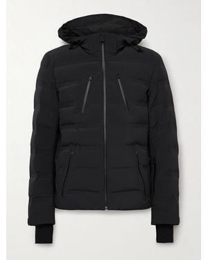 Aztech Mountain Nuke Suit Quilted Hooded Down Ski Jacket - Black