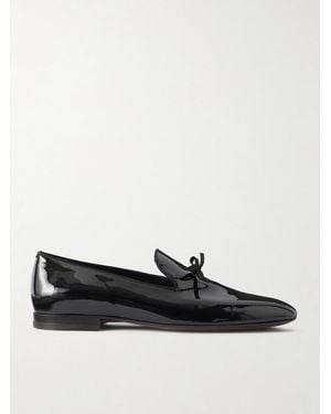 Tom Ford Scott Patent-Leather Loafers - Black