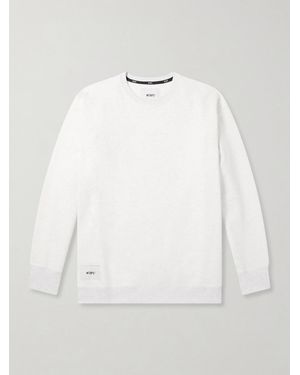 WTAPS Cotton-fleece Sweatshirt - White