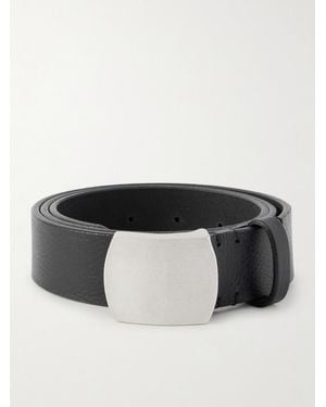Neighborhood Leather Narrow Belt in Black for Men | Lyst Australia