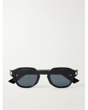 Saint Laurent Sl 946 Round-Frame Recycled-Acetate Sunglasses - Black