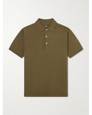 Beams Plus Cotton Polo Shirt - Green