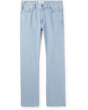 MR P. Straight-Leg Organic Jeans - Blue