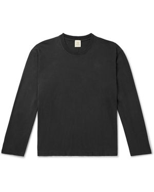 SSAM Charlie Organic Cotton-Jersey T-Shirt - Black