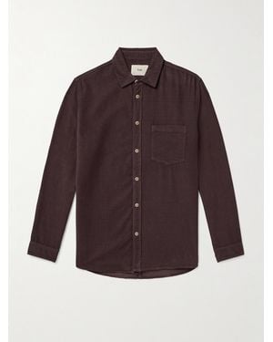 Folk Cotton-corduroy Shirt - Purple