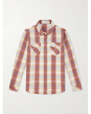 God's True Cashmere Checked Cashmere Shirt - Pink