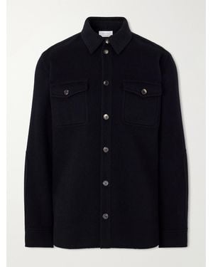 Gabriela Hearst Lucas Cashmere Overshirt - Blue