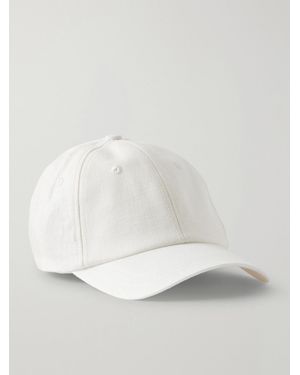Frescobol Carioca Fernando Linen Baseball Cap - Natural