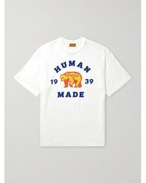 Human Made Printed Cotton-Jersey T-Shirt - White