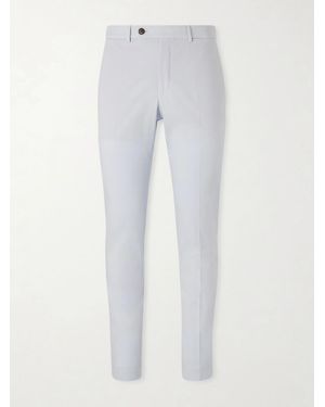 Slowear Tapered Stretch-cotton Trousers - White