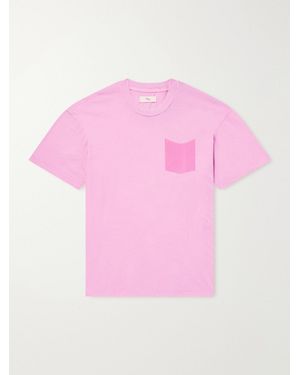 CHERRY LA Printed Cotton-Jersey T-Shirt - Pink