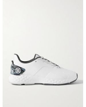 G/FORE Mg4 Rubber-trimmed Coated-mesh Golf Shoes - White