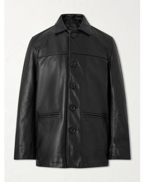 Golden Bear European Aniline Leather Jacket - Black
