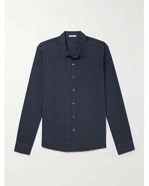 James Perse Cotton-Poplin Shirt - Blue
