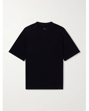 Rick Owens Brad Cotton Jersey T-Shirt - Blue