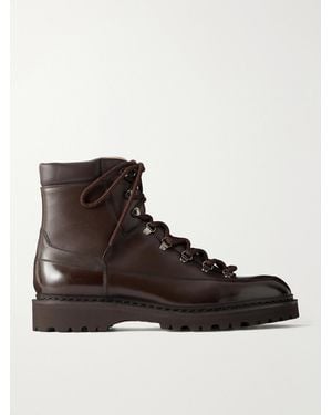 John Lobb Sommet Leather Hiking Boots - Brown
