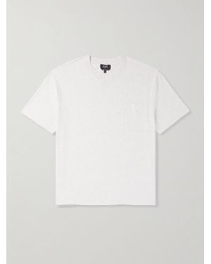 A.P.C. Organic Cotton-jersey T-shirt - White