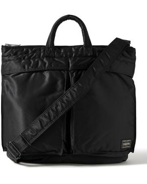 Porter-Yoshida and Co Tanker Helmet Nylon-Twill Tote Bag - Black