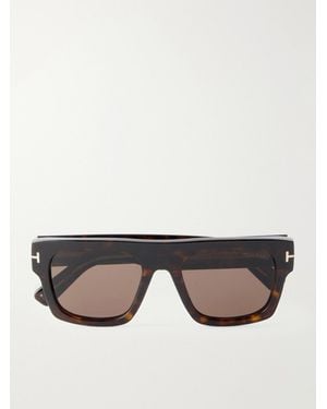 Tom Ford Square-Frame Acetate Sunglasses - Multicolour