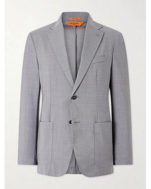 Barena Virgin Wool Suit Jacket - Grey